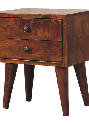 Mini Chestnut Modern Bedside