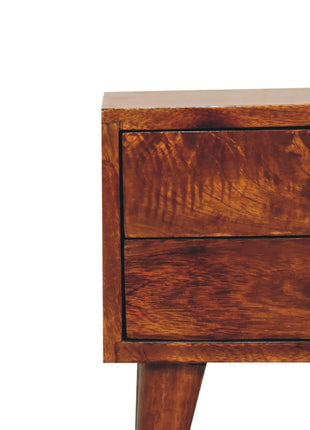 Mini Chestnut Modern Bedside