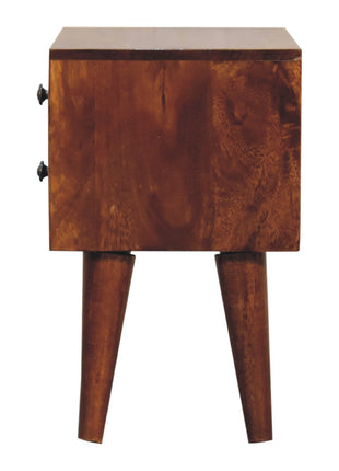 Mini Chestnut Modern Bedside