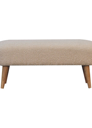 Boucle Hallway Bench