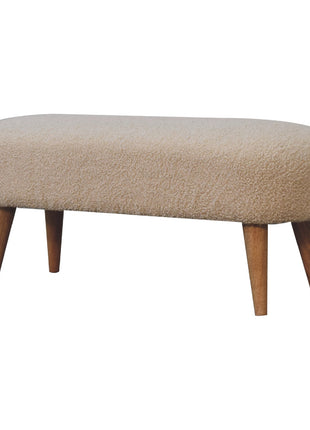 Boucle Hallway Bench