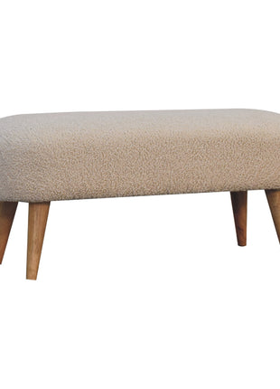 Boucle Hallway Bench
