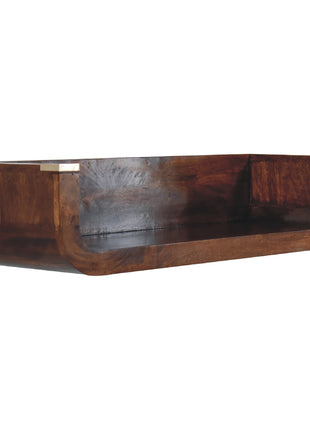 Indira Chestnut Floating Console
