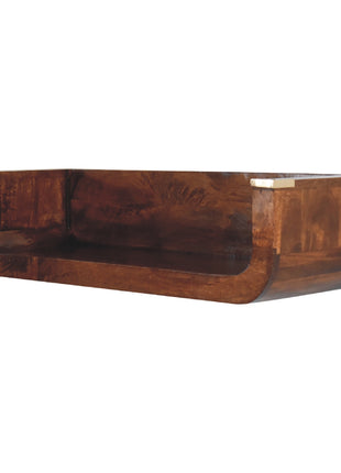 Indira Chestnut Floating Console