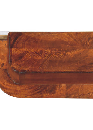 Indira Chestnut Floating Console