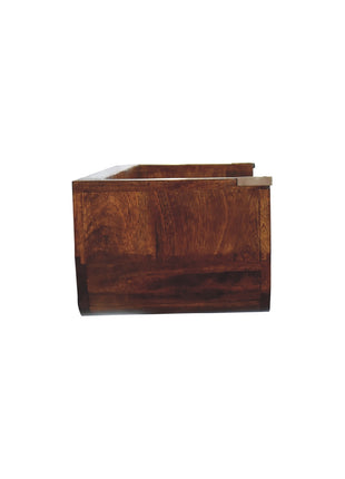 Indira Chestnut Floating Console