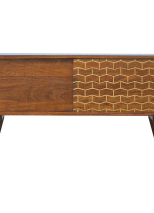 Gold Art Pattern Sideboard