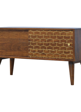 Gold Art Pattern Sideboard