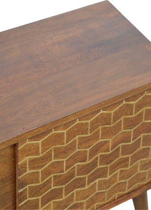 Gold Art Pattern Sideboard