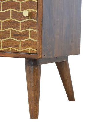 Gold Art Pattern Sideboard