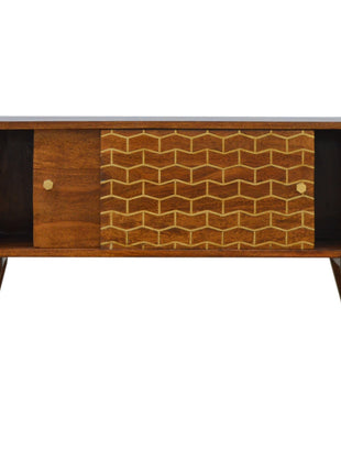 Gold Art Pattern Sideboard