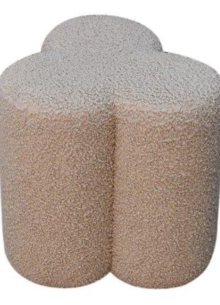 Mud Boucle Clover Footstool
