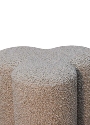 Mud Boucle Clover Footstool