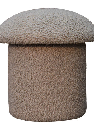 Mud Boucle Mushroom Footstool