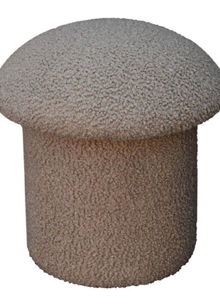 Mud Boucle Mushroom Footstool