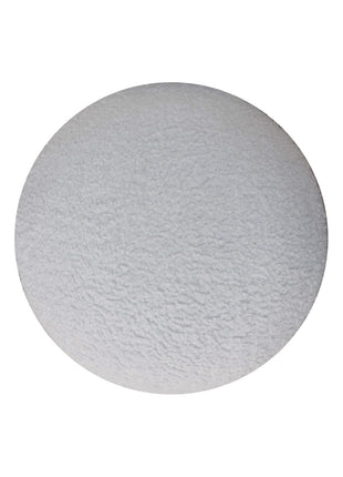 White Boucle Mushroom Footstool