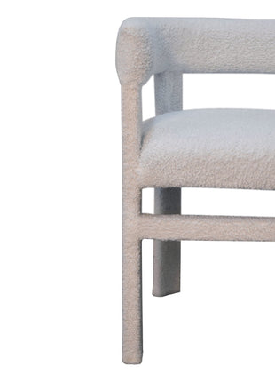 Silla ocasional Boucle blanca