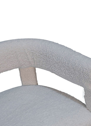 Silla ocasional Boucle blanca
