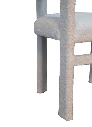 Silla ocasional Boucle blanca