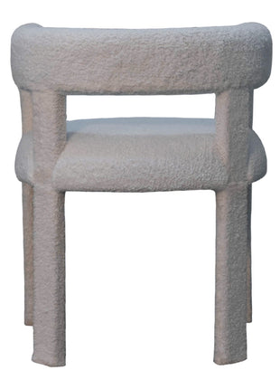 Silla ocasional Boucle blanca
