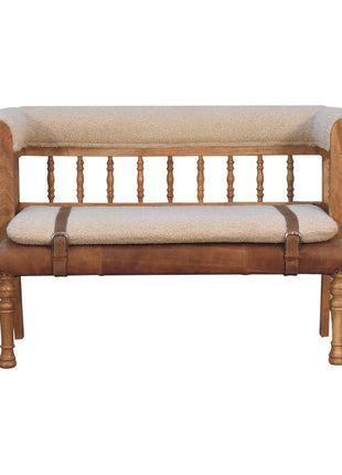Strapped Hallway Bench