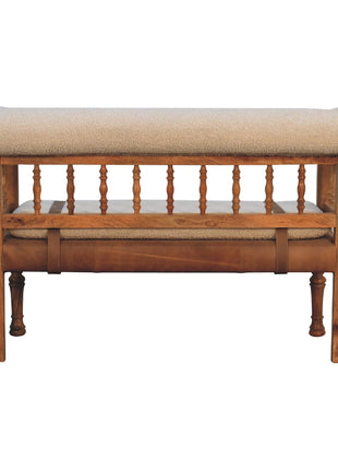 Strapped Hallway Bench