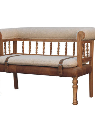 Strapped Hallway Bench