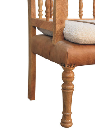 Strapped Hallway Bench