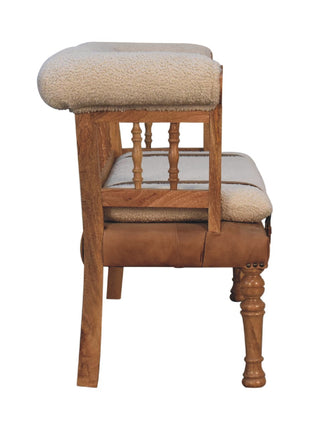Strapped Hallway Bench