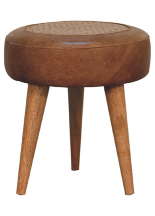 Seagrass Buffalo Footstool