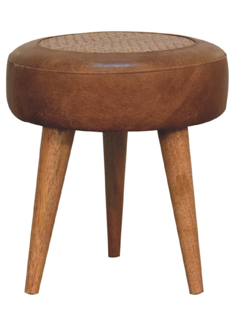 Seagrass Buffalo Footstool