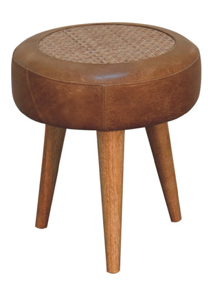 Seagrass Buffalo Footstool