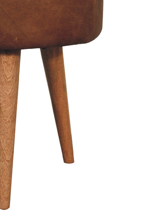 Seagrass Buffalo Footstool