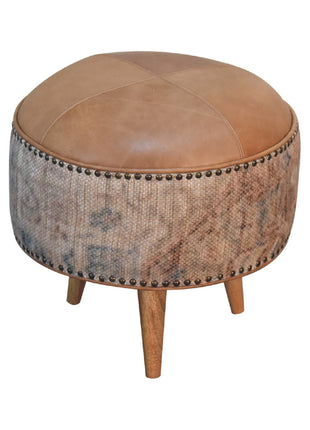 Haven Durrie Round Footstool