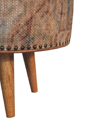 Haven Durrie Round Footstool
