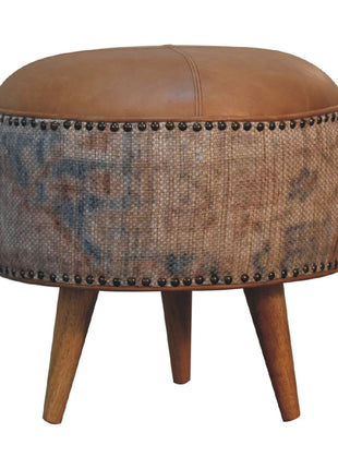 Haven Durrie Round Footstool