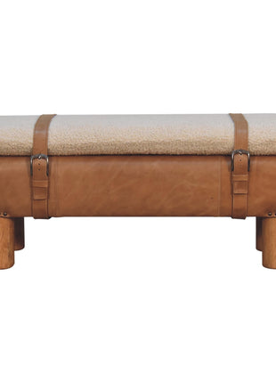 Strapped Cyclinder Bench