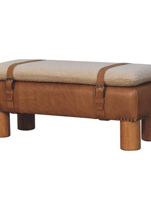 Strapped Cyclinder Bench
