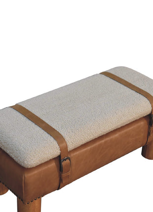 Strapped Cyclinder Bench