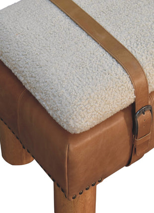 Strapped Cyclinder Bench