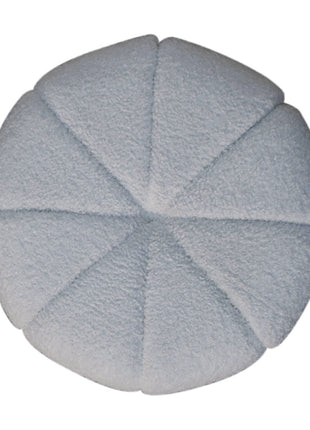 White Boucle Circus Footstool
