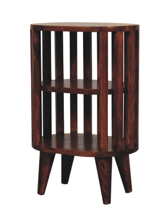Ariella Double Shelf Chestnut Bedside