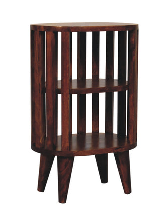 Ariella Double Shelf Chestnut Bedside