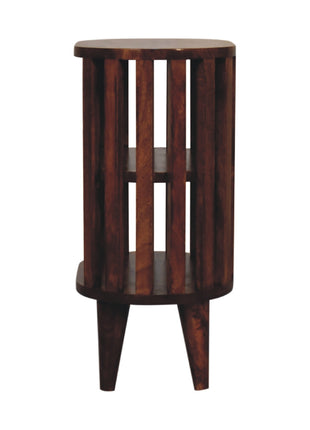Ariella Double Shelf Chestnut Bedside