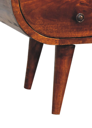 Chestnut Circular Media Unit