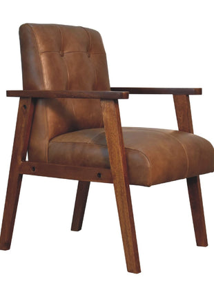 Brown Buffalo Leather Chair