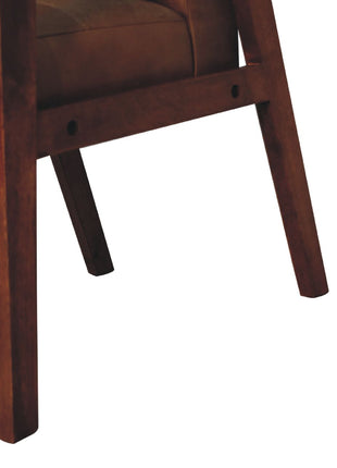 Brown Buffalo Leather Chair