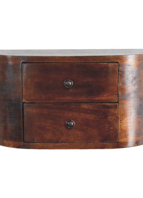 Lunar 2 Drawer Floating Bedside