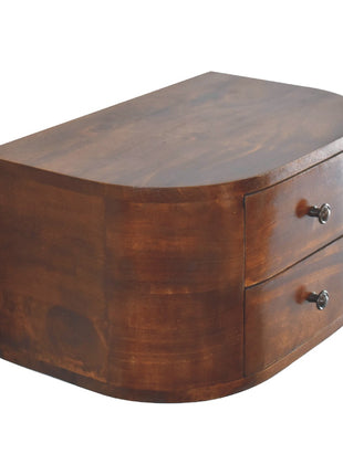 Lunar 2 Drawer Floating Bedside