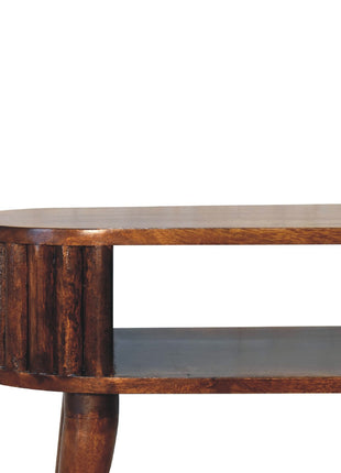 Stripe Chestnut Writing Desk
